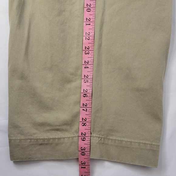 NWOT Levis Cargo Loose Fit Straight Khaki Biege Pants Mens 40x32 Flaps Pockets - Picture 7 of 8